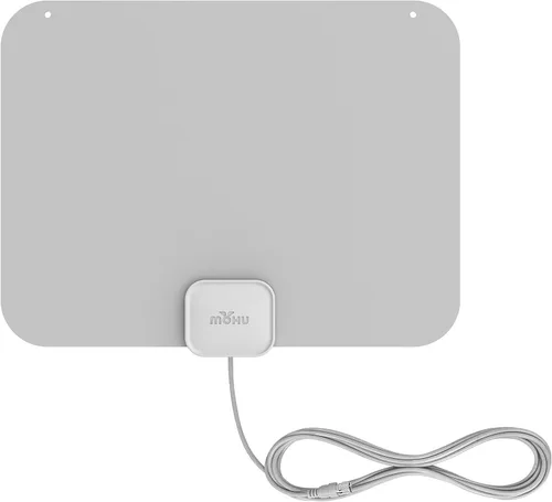 Miniatura 14 de Mohu Leaf Amplified - Antena de TV para interiores ultrafina, rango de 60 millas, amplificador Jolt Switch, UHF VHF, multidireccional, 4K UHD, TV