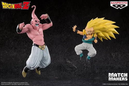 Miniatura 10 de Banpresto - Dragon Ball Z - Majin Buu (vs Super Saiyan 3 Gotenks) Figura de Match Makers