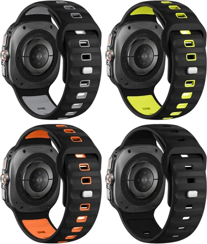 Miniatura 18 de Acextro Paquete de 6 Correas Deportivas Marinas Compatibles con Galaxy Watch Ultra de 47 mm (2025/2024), Correas para Reloj Samsung Watch 7 Ultra