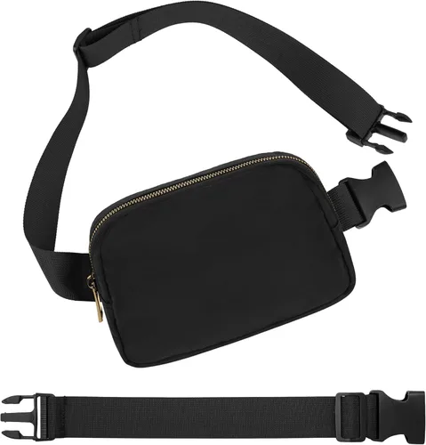 Miniatura 32 de Bolsa de Cintura Frenou Riñonera de Moda para Mujeres y Hombres, Riñonera con Correa Ajustable para Regalo, Riñonera para Viaje, Correr, Senderismo