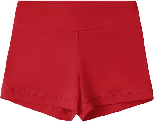 Swdarz Pantalones cortos de voleibol para niñas, gimnasia, baile, atletismo, pantalones cortos de elastano para niños, deportes de equipo