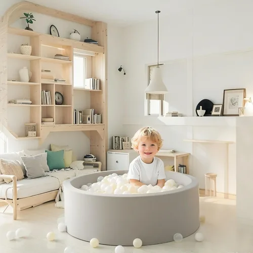 Miniatura 6 de GOGOSO Pelotas de juego de bolas de plástico para bebés, niños y niñas, decoración de casa de juegos, piscina, diversión sin ftalatos, sin BPA, Un