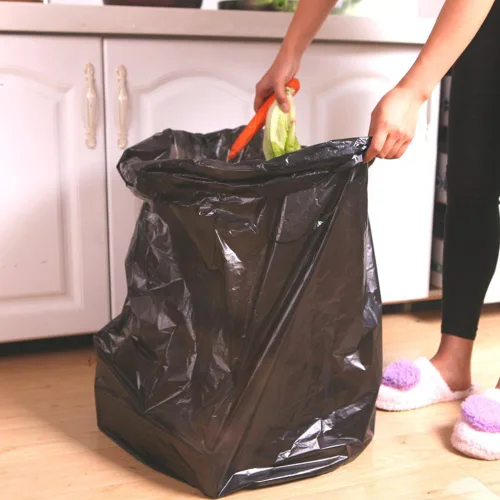 Miniatura 3 de Bolsa de basura de cocina de 10 galones, forros negros para papeleras, 170