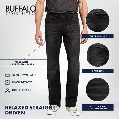 Miniatura 4 de Buffalo David Bitton Men's Relaxed Straight Driven Jeans