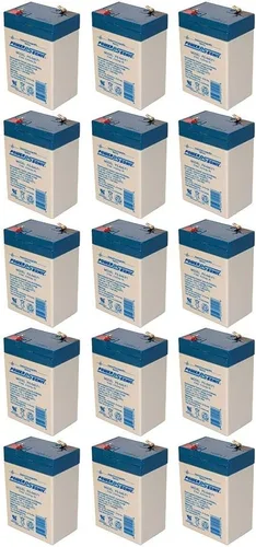 Miniatura 2 de PS-640 SLA 6 Voltios 4.5 Ah Capacidad F1 Terminal - Paquete de 15