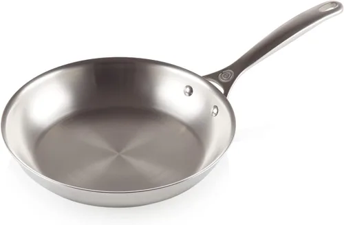 Le Creuset - Sartén de acero inoxidable tricapa de 10"