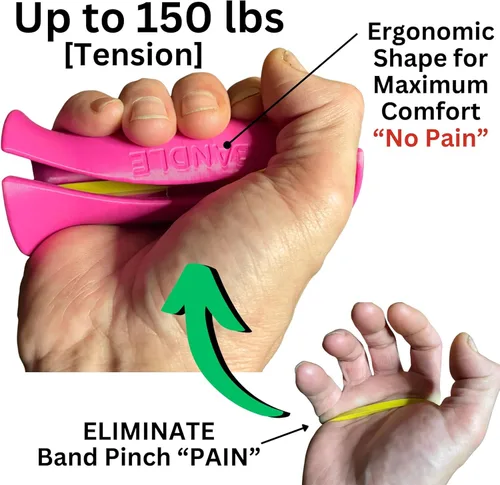 Miniatura 5 de Bandle™ - Verdaderas asas ergonómicas para bandas de resistencia Libera todo el potencial de entrenamientos de cuerpo completo sin dolor