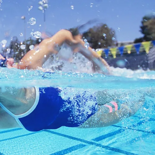 Miniatura 4 de Flotador de natación, flotador de natación suave, flotador de EVA de 5 capas para piernas, ayuda para entrenamiento de piscina, soporte para piernas