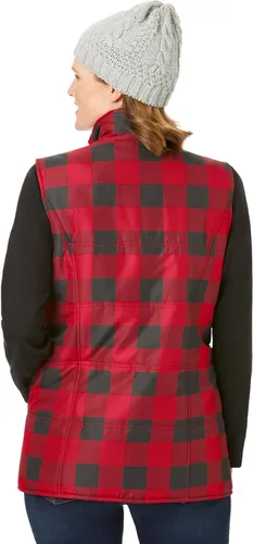 Miniatura 3 de Woman Within Chaleco acolchado de talla grande para mujer, Multi
