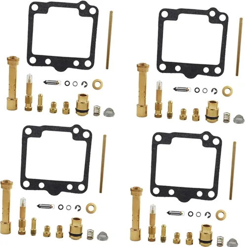 Silscvtt Paquete de 4 kits de reparación de carburador de repuesto para Suzuki GS650 GS650E GS650G GS650GL 1981 1982 1983