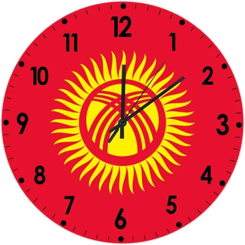 Miniatura 351 de Cheyan Reloj de pared con bandera de Canadá de 12 pulgadas, silencioso, sin tictac, de PVC, funciona con pilas, reloj redondo decorativo, regalo
