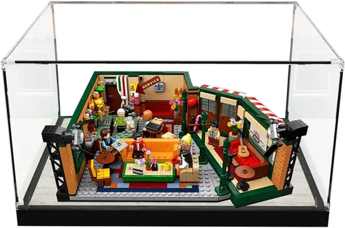 Vitrina acrílica para ideas 21319 Friends Central Perk and Ideas Seinfeld 21328 coleccionables, cajas de acrílico para exhibición de protección a
