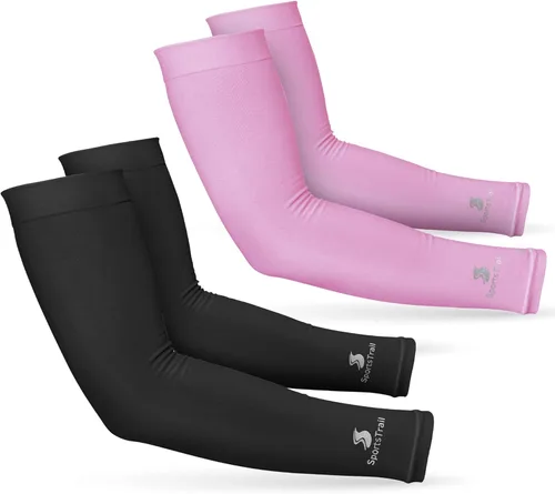 Miniatura 53 de SportsTrail Mangas Refrescantes para Brazos para Hombres y Mujeres – Transpirables, Protección Solar UV, Mangas Deportivas para Brazos para Mujeres