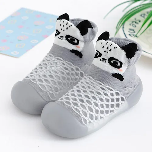 Miniatura 4 de Calcetines de bebé antideslizantes con suela de goma para niños pequeños, recién nacidos, niños y niñas, zapatos lindos de animales de dibujos