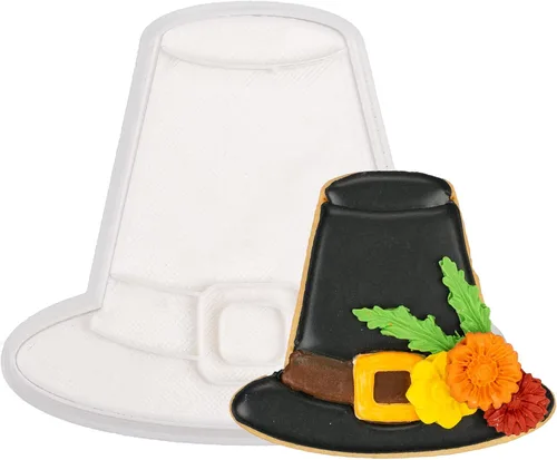 Miniatura 40 de Cortadores de galletas de otoño de Acción de Gracias, formas de bellotas y hojas con sellos de émbolo, accesorios de horneado de ácido poliláctico
