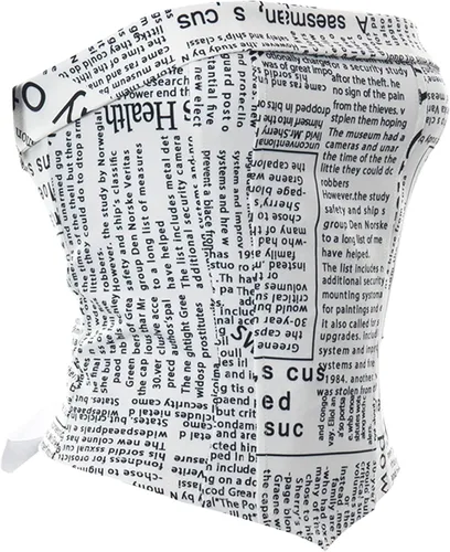 Miniatura 2 de Chaleco de verano ajustado para mujer estampado de letras de periódico informal transpirable camiseta corta