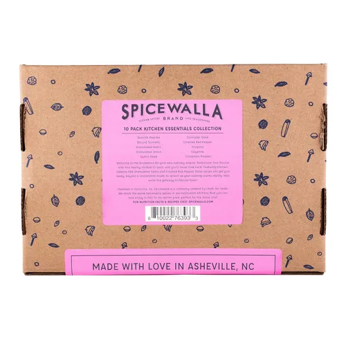 Miniatura 4 de Spicewalla Juego de especias y condimentos esenciales, paquete de 10 variedades, ajo, cebolla, pimentón, pimiento rojo triturado, orégano y más