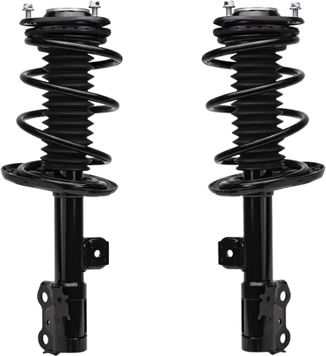 Miniatura 28 de Detroit Axle - Puntales 4WD para Ford Expedition Lincoln Navigator 1997-2002, 4 puntales completos con muelle helicoidal delantero trasero 1998 1999
