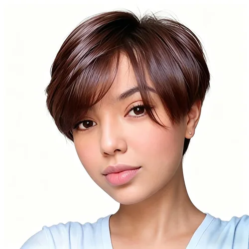 Miniatura 10 de Pelucas Honey Blonde sin pegamento para usar y quitar, pelucas de cabello humano cortas con corte Pixie para mujeres, peluca de cabello humano corta