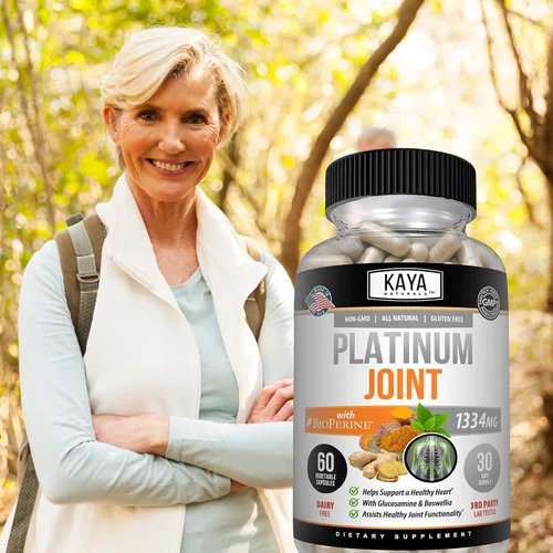 Miniatura 7 de Kaya Naturals Platino - Nature Made Bioperine, glucosamina, cúrcuma con boswellia, propiedades antioxidantes saludables, curcumina de cúrcuma 1334