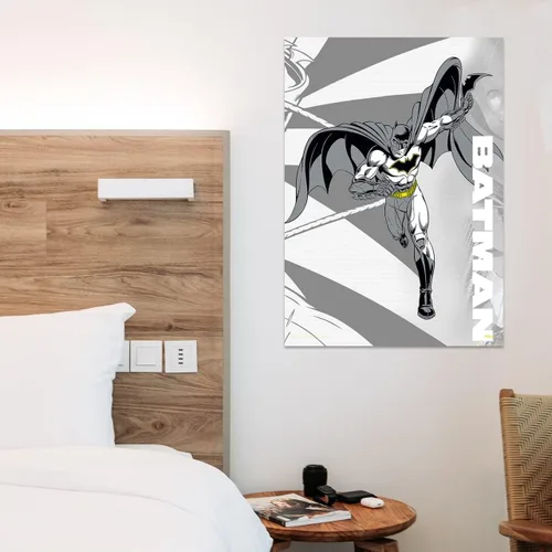 Miniatura 3 de MIGHTYPRINT DC Comics – Liga de la Justicia – Batman legendario 2 – Cinturón Batarang – Arte de pared duradero de 17 x 24 pulgadas – No hecho