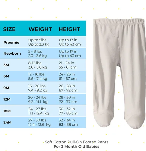 Miniatura 2 de Spasilk Paquete de 3 pantalones de algodón para bebé niño