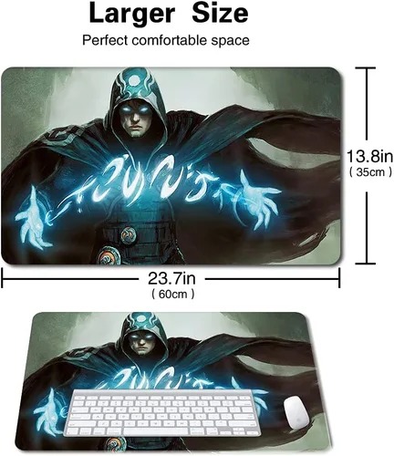 Miniatura 2 de Juego de Mesa MTG Alfombrilla de Juego Tamaño 60X35 cm CCG Compatible para MTG CCG RPG Juego de Cartas Coleccionables (JACE-The-Mind-Sculptor)