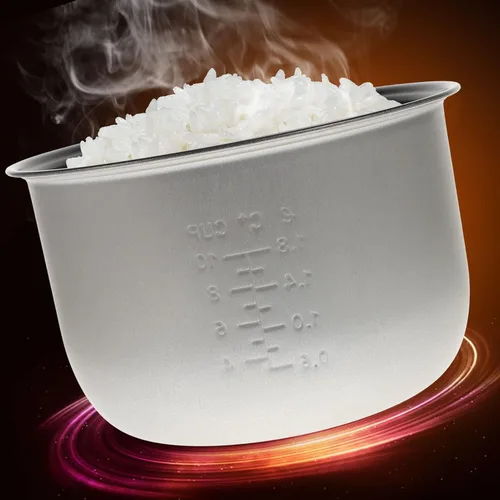 Miniatura 7 de PATKAW Aroma Arrocera Arrocera Olla de Arrocera Interior Reemplazo Instantes Olla de Olla Liner Antiadherente Contenedor de Cocina de Arroz