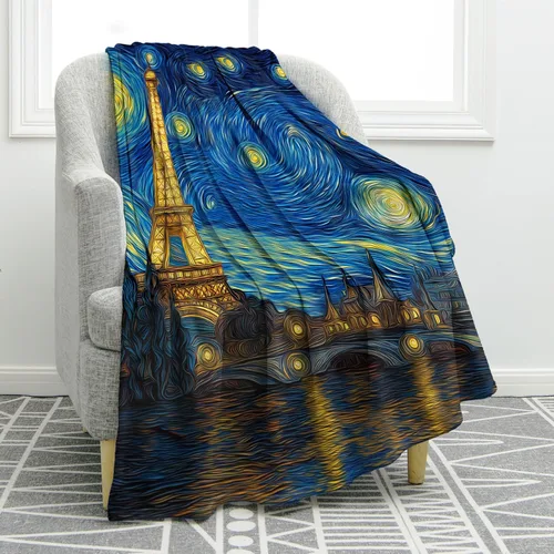 Miniatura 22 de Jekeno Regalos abstractos personalizados para mujeres y hombres, impresión de manta abstracta, manta personalizada con nombre, mantas de franela