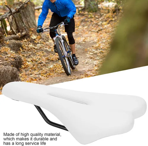 Miniatura 3 de Sillín de bicicleta de carretera, universal ordinaria hueca silla de montar de montaña cubierta de asiento cómodo cojín ciclismo