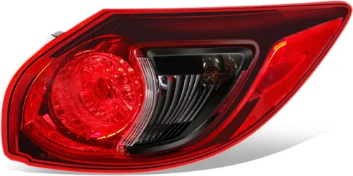 Miniatura 8 de Auto Dynasty Luces traseras exteriores traseras lámparas de freno compatibles con Mazda CX-5 2013-2016, lado izquierdo del conductor, carcasa