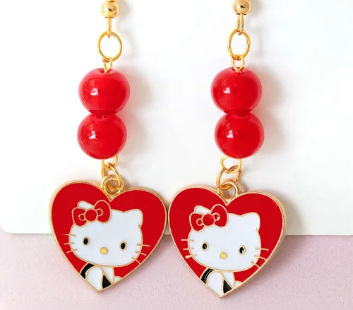 Miniatura 6 de Anjulery 36 Piezas de Abalorio de Esmalte de Gato para Hacer Joyas - Lindo Abalorio de Gatito para Pulseras, Collares, Pendientes y Manualidades