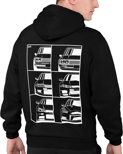 STYLN Sudadera con capucha NISSAN SKYLINE GTR R32 R33 R34 R35 Sudadera unisex para adultos con capucha para entusiastas del automóvil Nismo Racing