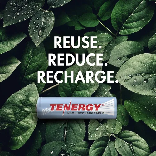 Miniatura 2 de Tenergy AA 2600 mAh Baterías Recargables NiMH de alta capacidad 24 Pack
