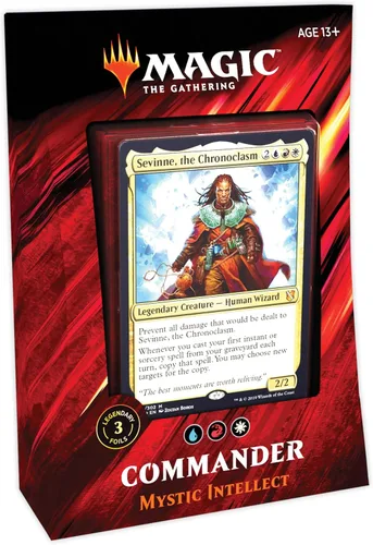 Miniatura 7 de Magic: The Gathering Commander 2019 Mazo Amenaza Sin Rostro Mazo de 100 Cartas Listo para Jugar 3 Comandantes Foil