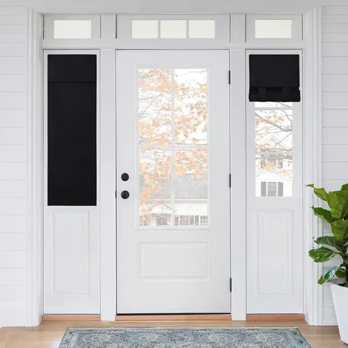 Miniatura 92 de RYB HOME 2 Paneles Cubierta de Ventana de Puerta de Aula, Persianas Opacas para Ventanas y Puertas de Aula Cubierta Persianas de Confinamiento