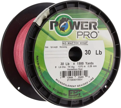 Miniatura 7 de Línea de pesca con costura de fibra Spectra Power Pro Amarillo alta visibilidad
