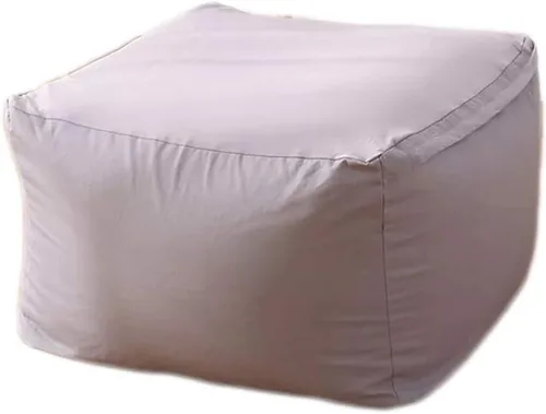 Miniatura 14 de Funda de sofá perezosa, puf de tela de lino, puf puff para sala de estar, tatami, sillas acolchadas para adultos y niños (relleno no incluido), S1