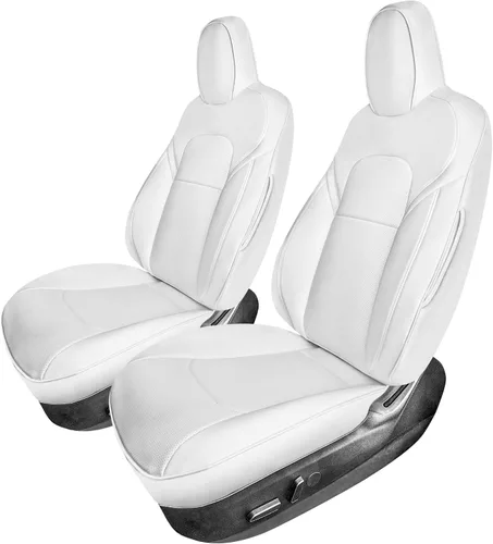 Miniatura 27 de FH Group Fundas de asiento de automóvil de ajuste personalizado hechas específicamente para Tesla Model Y Ultraflex 2020-2025, fundas de asiento