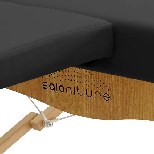 Miniatura 6 de Saloniture Mesa portátil de fisioterapia y masaje - Plataforma de tratamiento de estiramiento baja al suelo - Negro