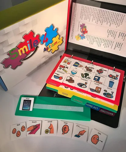 Libro de Comunicación Visual, 162 tarjetas con fotos ASD: vocabulario de lenguaje para autismo, terapia de articulación del habla, aprendizaje de