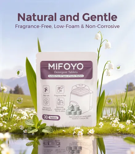 Miniatura 5 de 150 tabletas de detergente para lavar biberones, tabletas de jabón detergente para todas las marcas Momcozy Baby Brezza Papablic Lavadoras