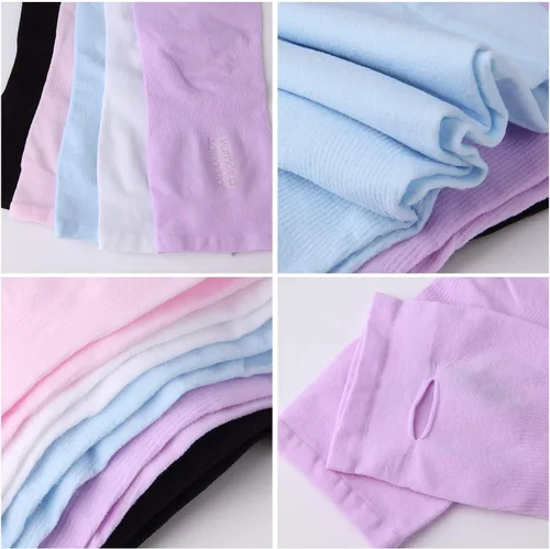 Miniatura 5 de 12 pares de mangas de protección solar UV con enfriamiento para brazos, para hombres y mujeres, con agujero para el pulgar, para conducir, golf