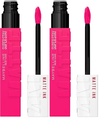 Miniatura 32 de Maybelline Super Stay Matte Ink Barra de Labios Líquida Maquillaje, Color de Alto Impacto de Larga Duración, Hasta 16H de Uso, Amazonian, Marrón 70