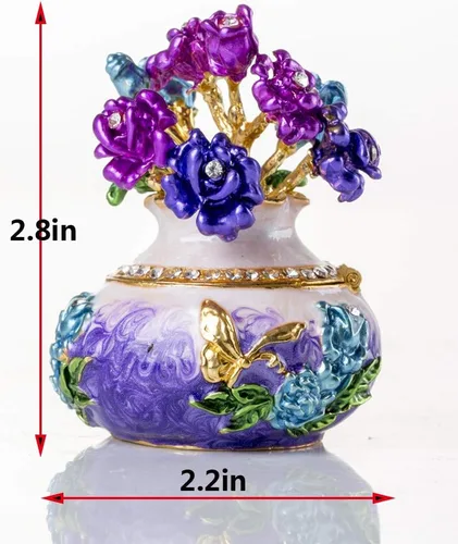 Miniatura 3 de SVENBEES - Joyero con diseño de rosas