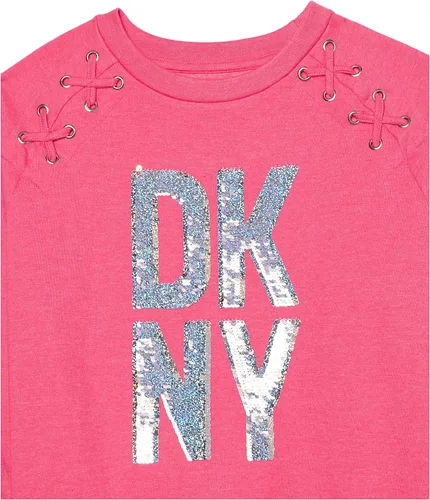 Miniatura 2 de DKNY Sudadera clásica y cómoda para niñas