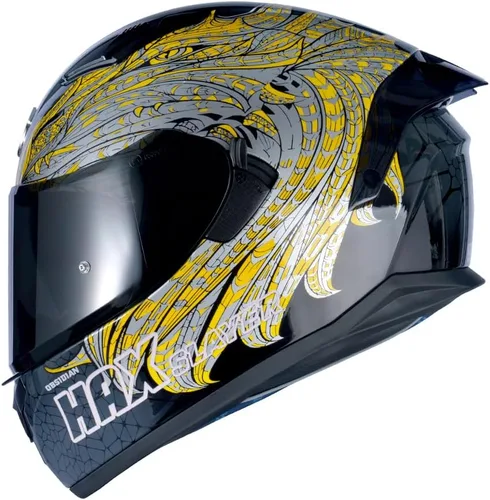 Miniatura 16 de HAX Obsidian - Casco de motocicleta de cara completa con doble visera para adultos, para motocicleta de calle, con pinlock listo para pinlock, negro