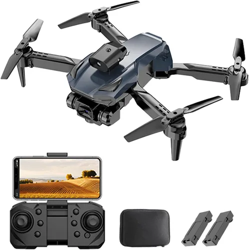 Miniatura 11 de GoolRC Mini dron de control remoto, mini dron plegable con cámara dual 4K, cuadricóptero sin cabeza, motor sin escobillas, evitación de obstáculos