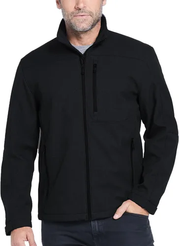 Miniatura 2 de Chaqueta impermeable de peso medio, tela Softshell resistente al agua y al viento, tallas S a 3XL, para hombre