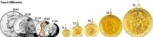 Miniatura 8 de Collar con medalla de St ChristopherMedallón de plata esterlina 925 y cadenaGrabado personalizadoCaja de regalo.